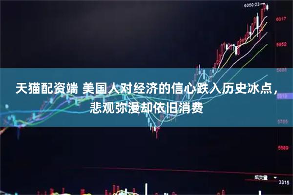 天猫配资端 美国人对经济的信心跌入历史冰点，悲观弥漫却依旧消费